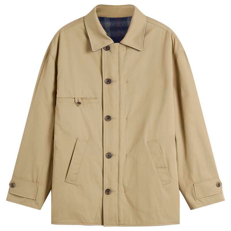 Jumper Blouson Maison Margiela Parka Jacket Beige Blue