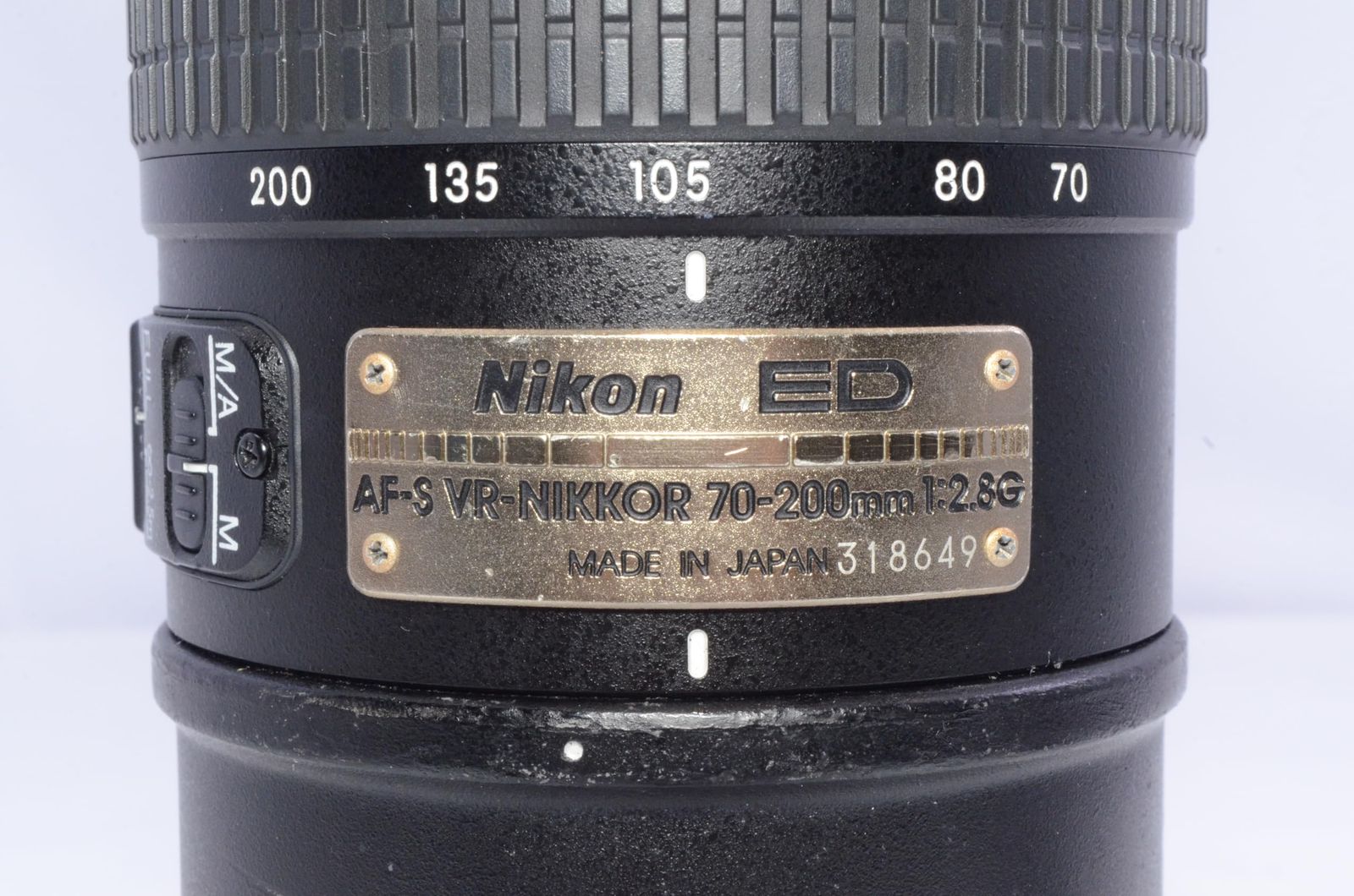 Nikon Lens (Zoom) Af-S 70-200Mm F2.8G Vr