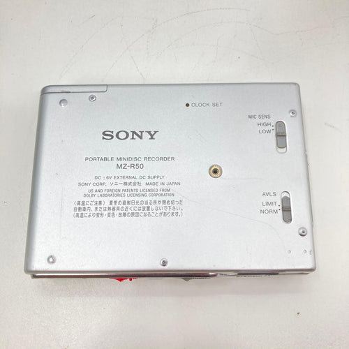 Sony Portable Md Players Mz-R50 Usb