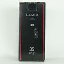 Panasonic Lens (Single Focus) Lumix S F1.8 Leica L