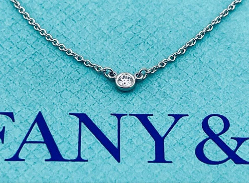 Tiffany Necklaces C542 Pt950