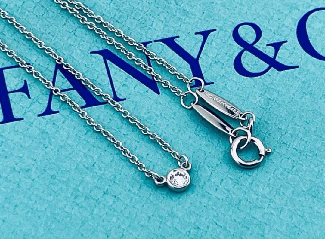 Tiffany Necklaces C542 Pt950