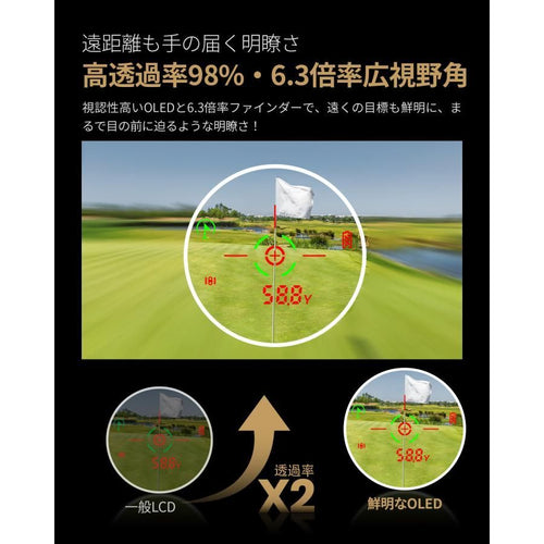 Medidor de alcance de golf Sillaid Voyage Pro 0,04 3 6,3