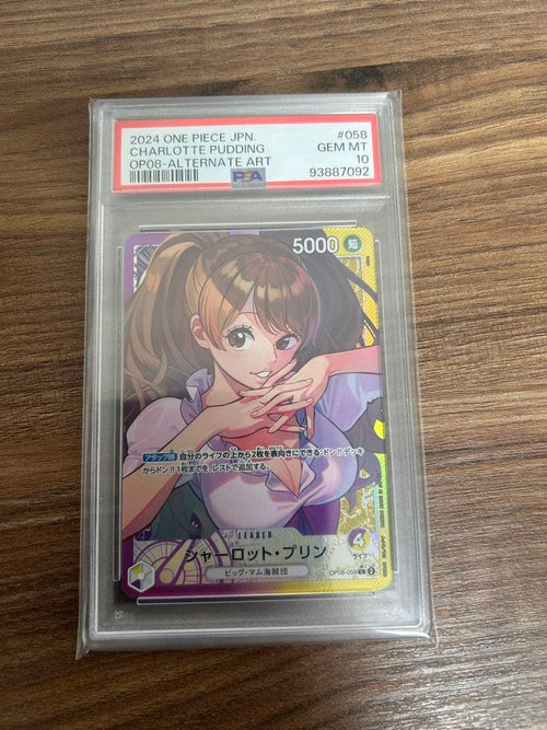 One Piece Card Game Psa10 Op08-058