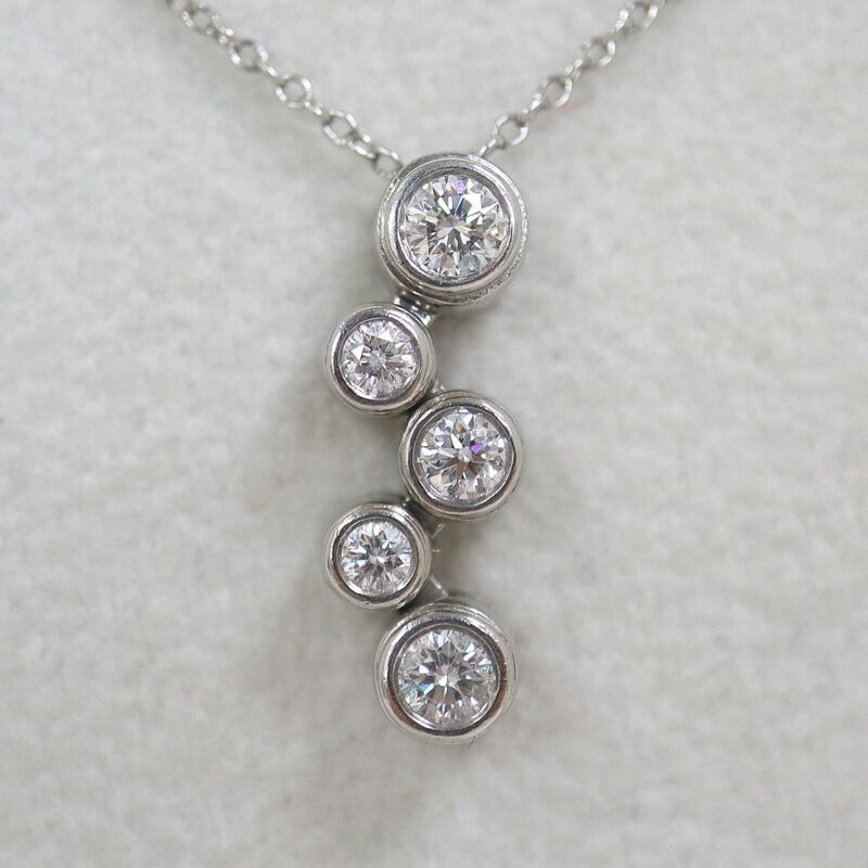 Tiffany Necklace Co. Pt950 4.9G