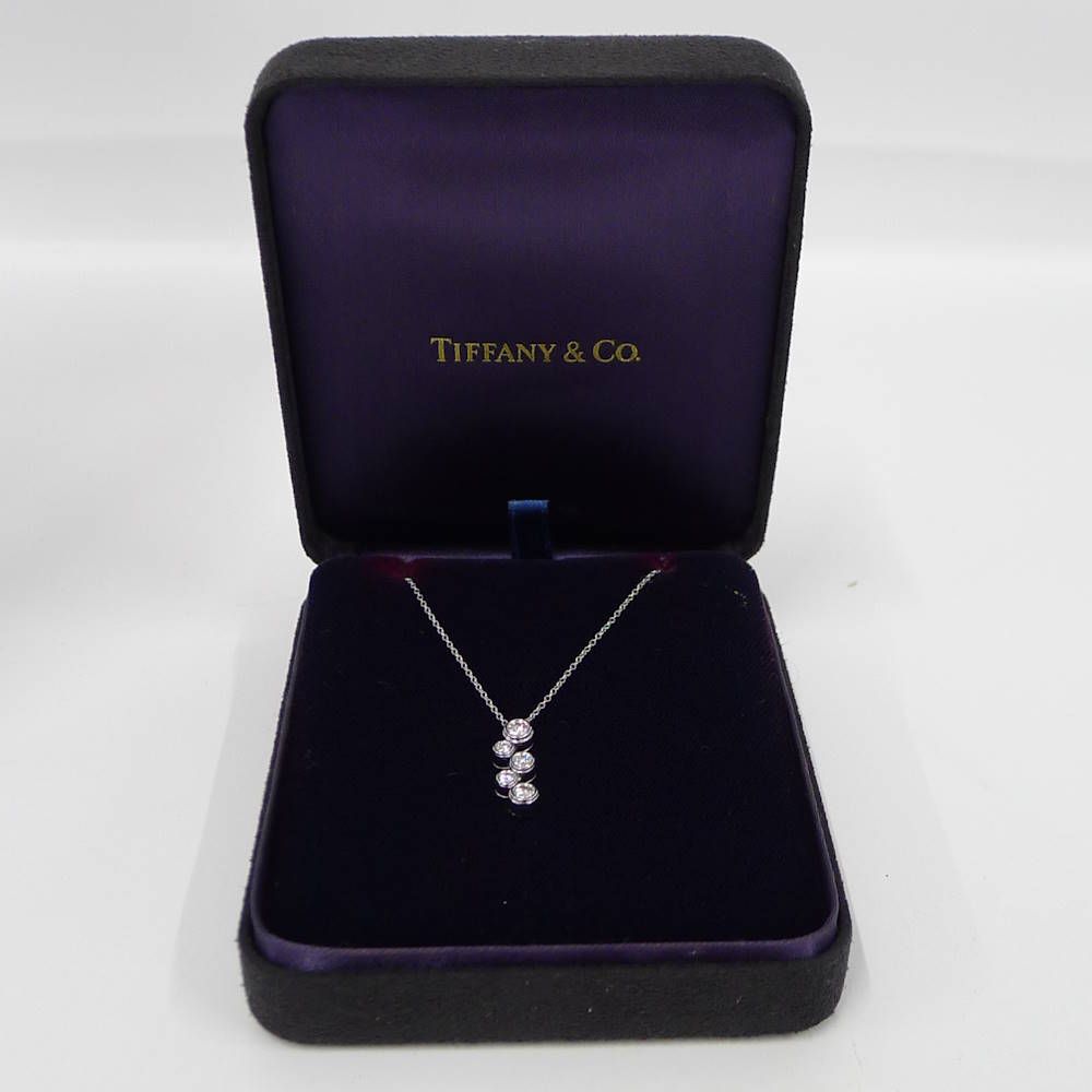 Tiffany Necklace Co. Pt950 4.9G