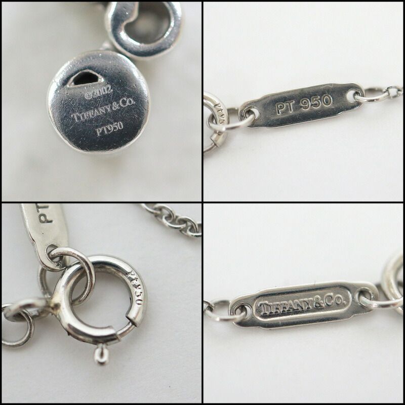Tiffany Necklace Co. Pt950 4.9G