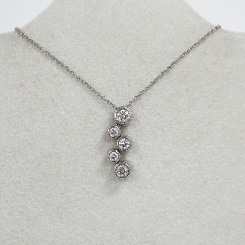 Tiffany Necklace Co. Pt950 4.9G