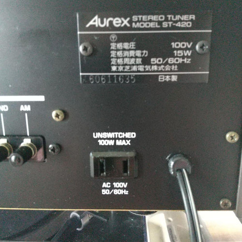 Radio Tuners Aurex St-420
