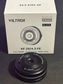 Viltrox Prime Lenses Af F4.5 Fe Sony E-Mount