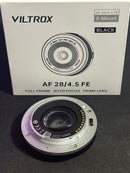 Viltrox Prime Lenses Af F4.5 Fe Sony E-Mount