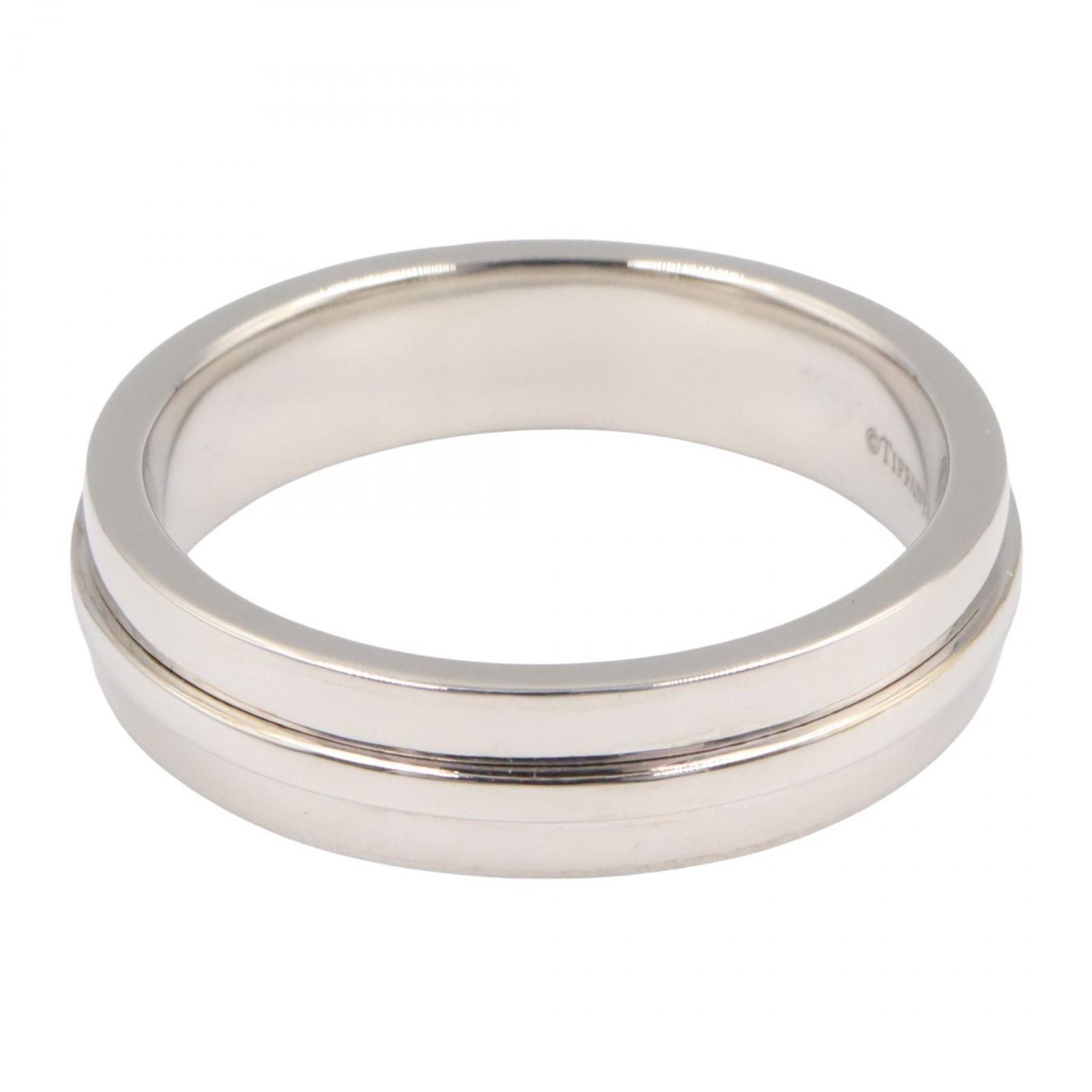 Tiffany Ring Co T #20.5 K18Wg Used A