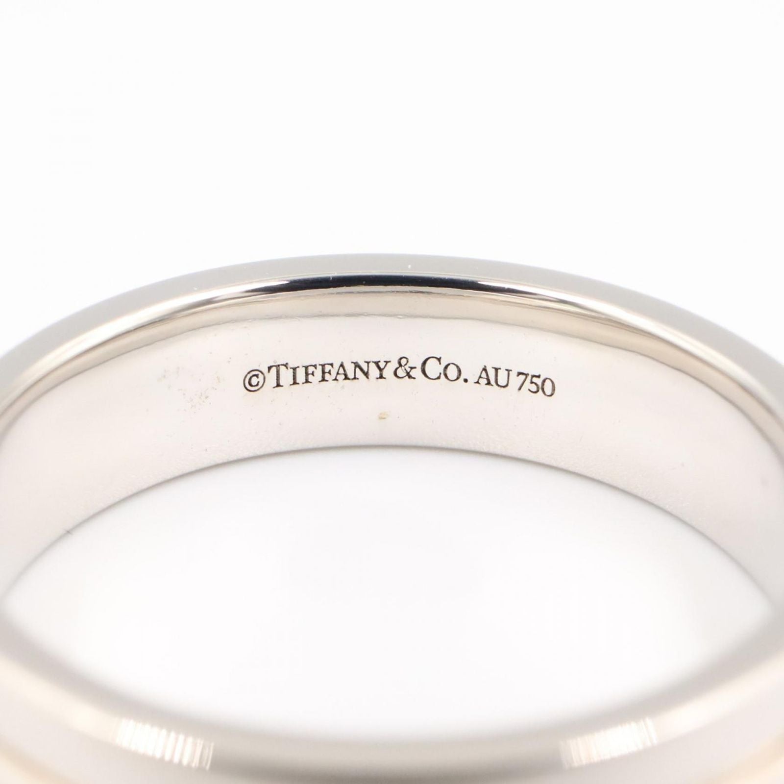 Tiffany Ring Co T #20.5 K18Wg Used A