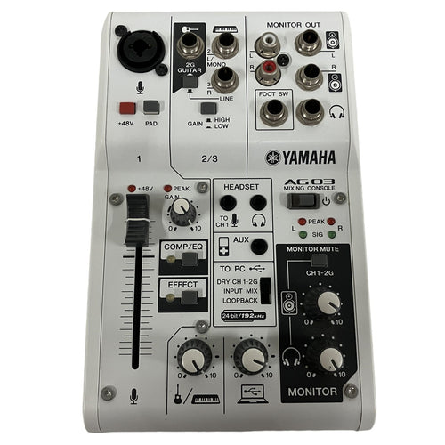 Analog Mixer Yamaha Ag03 Pc B11449217
