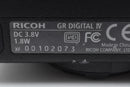 Ricoh Compact Digital Camera Gr Iv