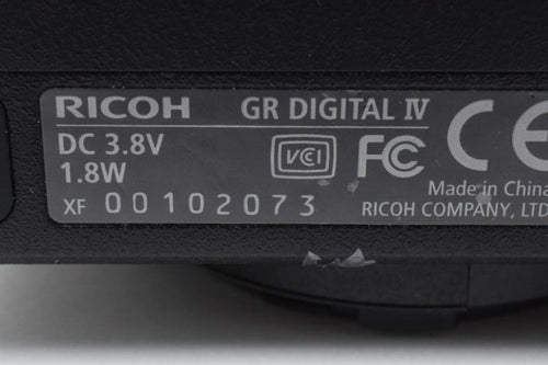 Ricoh Compact Digital Camera Gr Iv