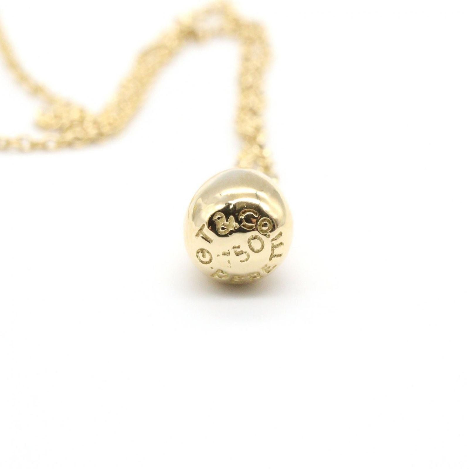 Tiffany Necklace Co 42.5 K18 Used A