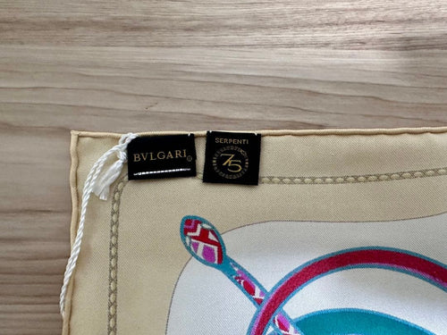 Bvlgari Bandanas Thin Scarves Serpenti 75