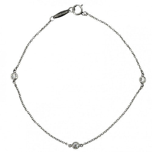Tiffany Bracelet 3P Tiffany&Co. Pt950 1.5G