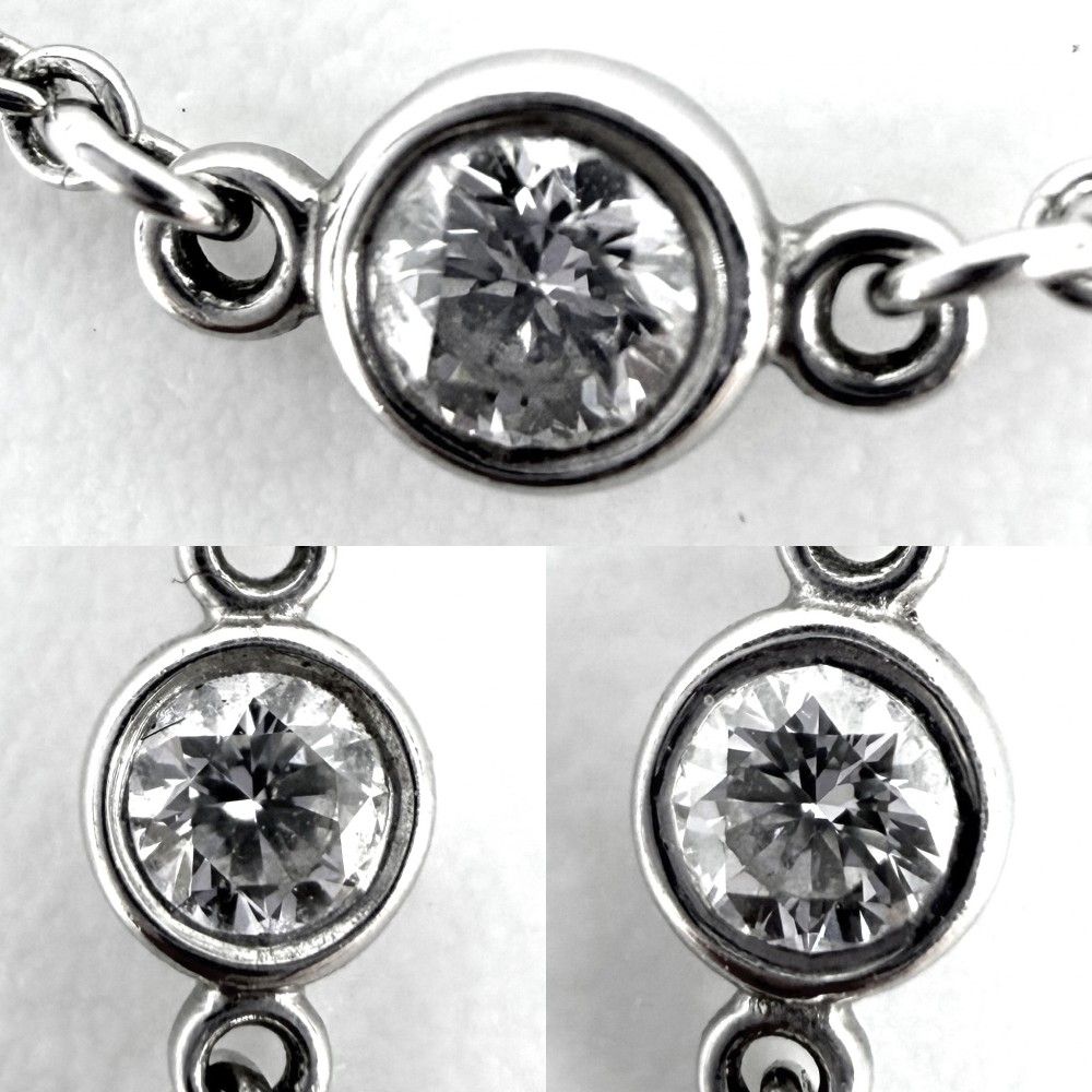Tiffany Bracelet 3P Tiffany&Co. Pt950 1.5G