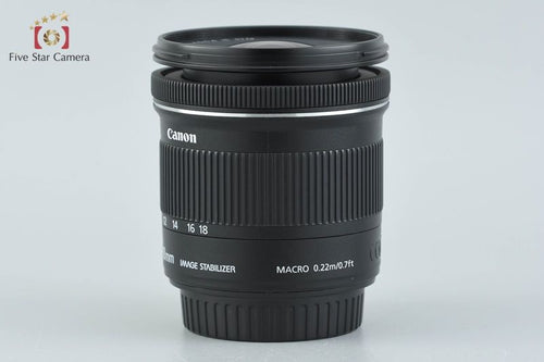 Canon Lens (Zoom) Ef-S 10-18Mm F/4.5-5.6 Is Stm