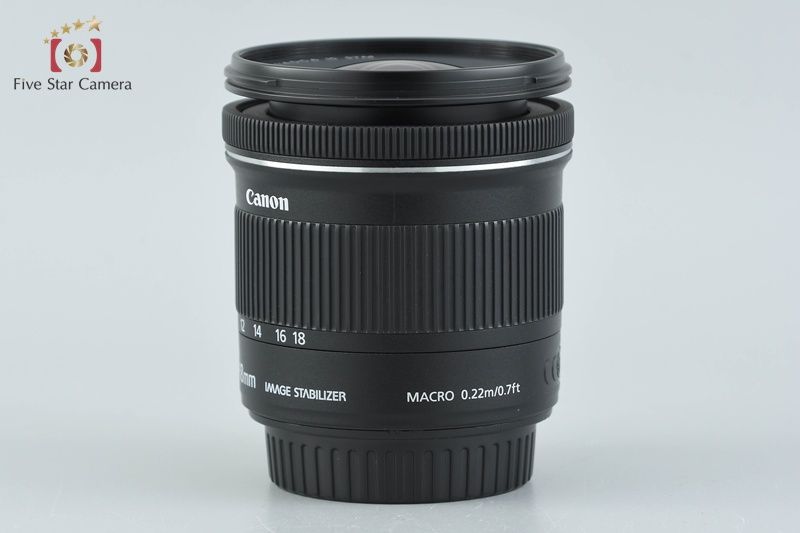 Canon Lens (Zoom) Ef-S 10-18Mm F/4.5-5.6 Is Stm