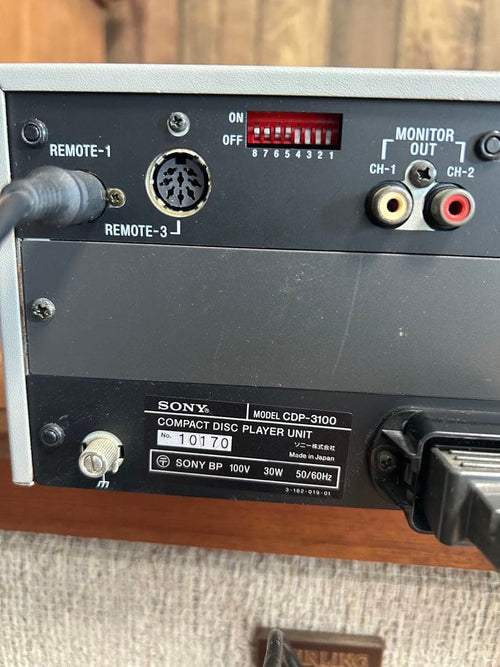Sony Cd Md Cassette Deck Cdp-3100 Cds-3100