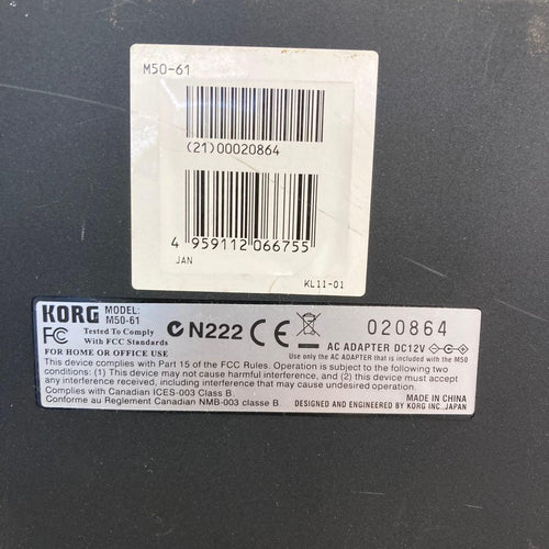 Korg Keyboards Digital Pianos M50-61