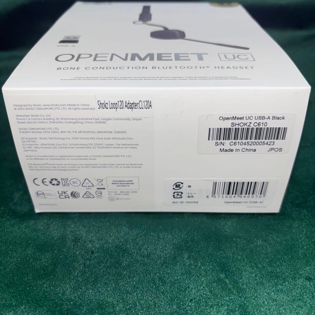 Shokz Bone-Conduction Earphones Openmeet Usb-A