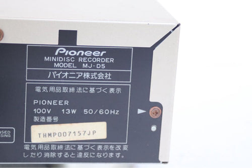 Pioneer Others Mj-D5 Md