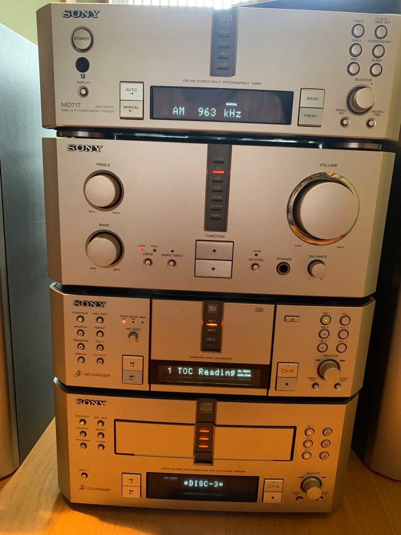 Cd, Md Cassette Decks Sony Ms717