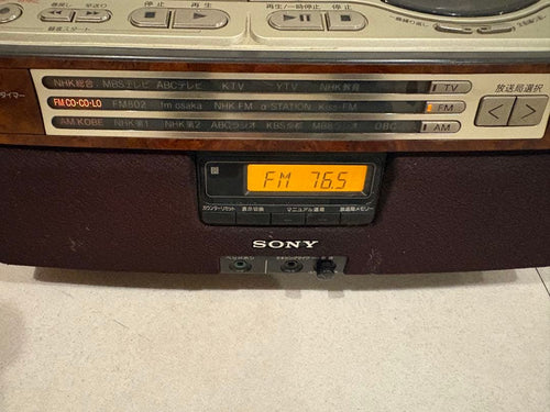 Cd, Md Cassette Decks Sony Cfd-A100Tv Am/Fm/Tv