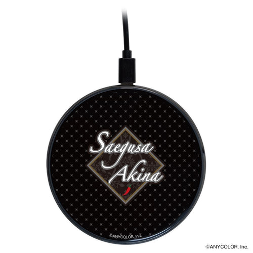 Onkyo Others Nijisanji'S Akina Saegusa Wireless Charger Nijisanji