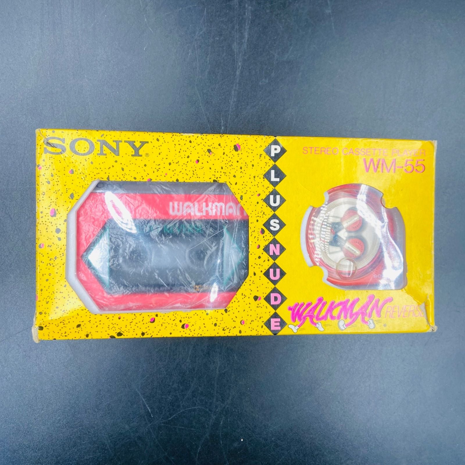 Sony Cassette Player Walkman Wm-55 Mdr-E242