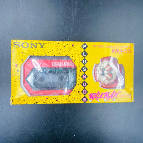 Sony Cassette Player Walkman Wm-55 Mdr-E242