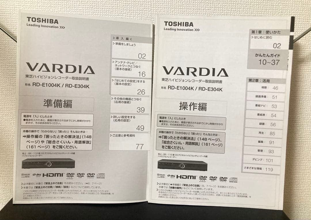 Toshiba Hdd Recorder Rd-E304K