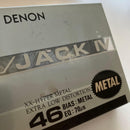 Denon Cassette Tapes Jack Iv 46