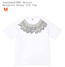 Supreme T-Shirts Maison Margiela Money S/S Top M White