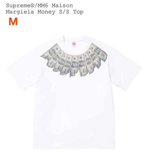 Supreme T-Shirts Maison Margiela Money S/S Top M White