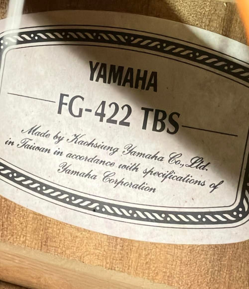 Yamaha Acoustic Guitar Fg-422/Tbs