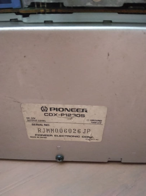 Carrozzeria Cd Md Cassette Deck Pioneer Cdx-P1230S Fh-P003Md