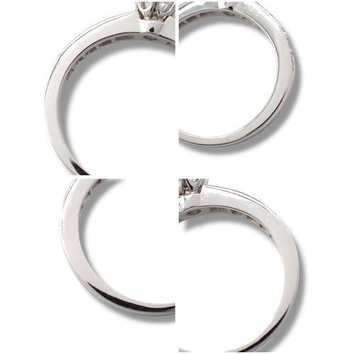 Tiffany Ring 0.55Ct 8 Pt950 F Vs2 Vg None 4507