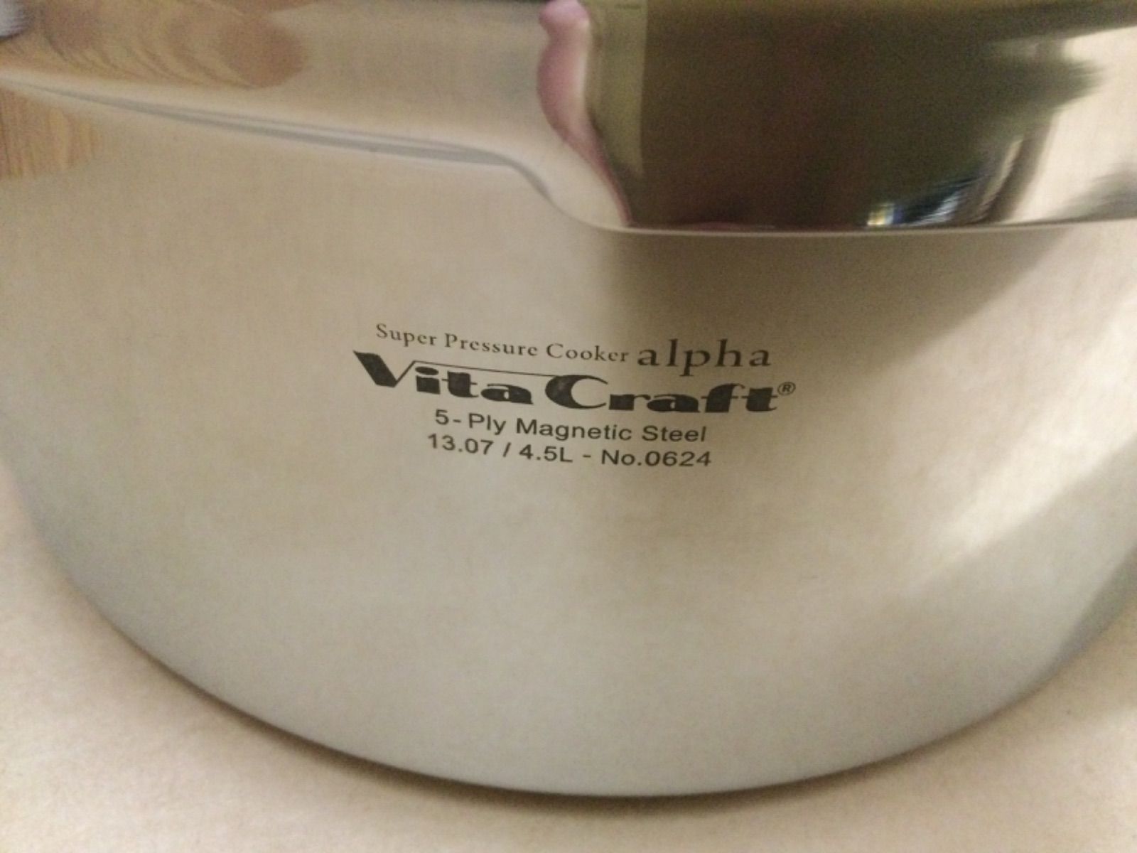 Vitacraft Pressure Cooker Vita Craft Alpha No.0624 Ih 4.5L