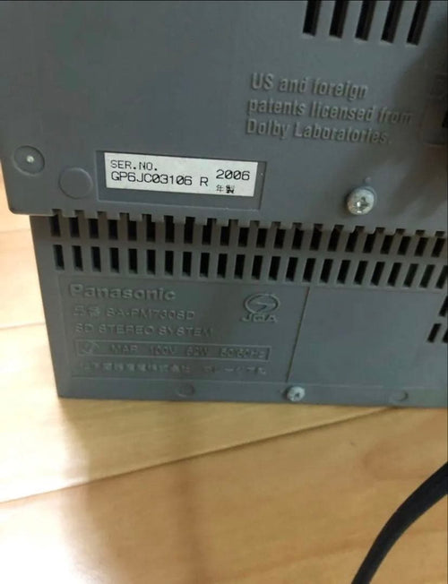 Panasonic Cd, Md Cassette Decks Sd Sa-Pm730Sd