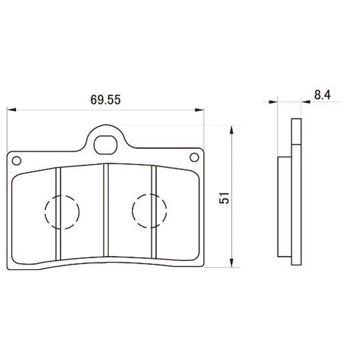 Brake 3 Daytona 4Pot40Mm -72455