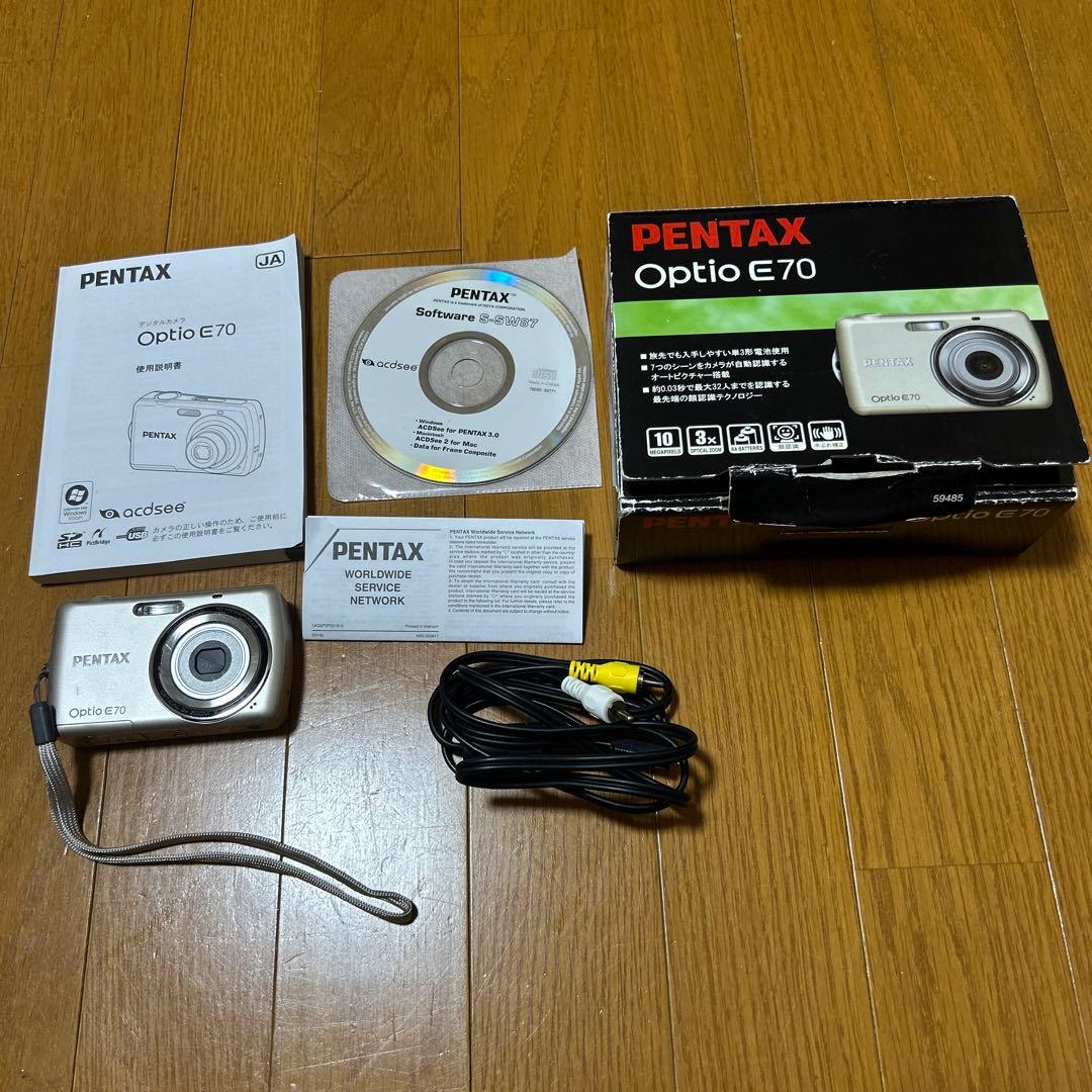 Pentax Compact Digital Cameras Optio E70