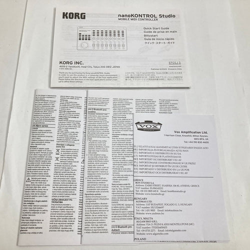 Midi Keyboard Pad Korg Nanoktrl-St Nanokontrol Studio W11332132