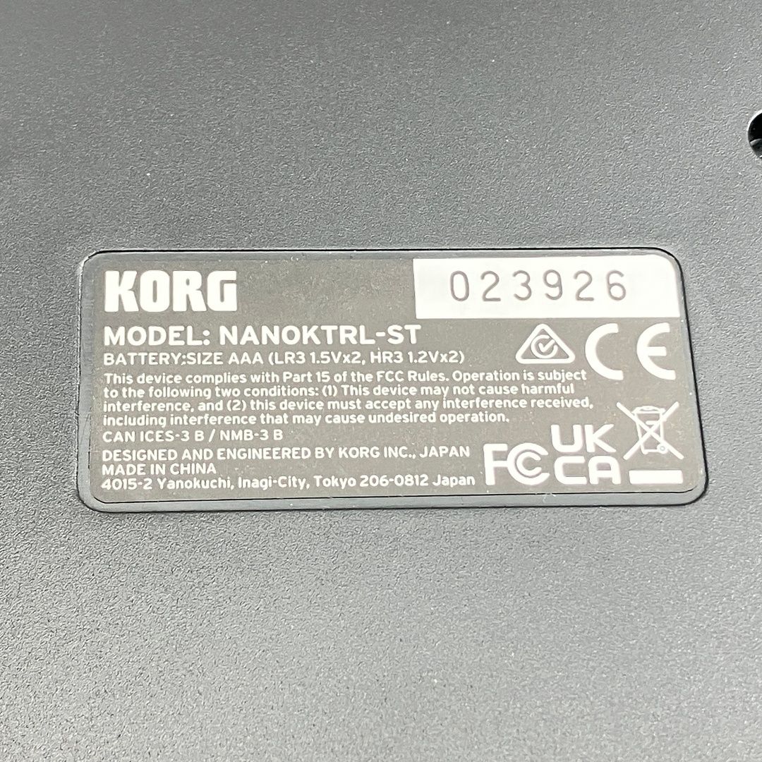 Midi Keyboard Pad Korg Nanoktrl-St Nanokontrol Studio W11332132