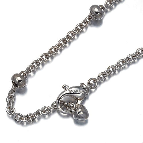 Bvlgari Necklace 22G K18Wg #192724