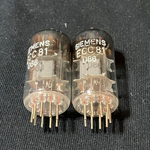 Siemens Vacuum Tubes Ecc81 2 12At7 -1